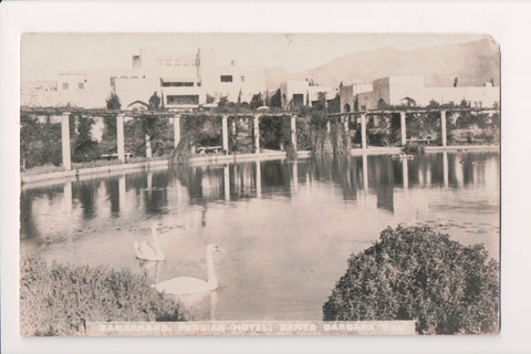 CA, Santa Barbara - Samarkand Persian Hotel RPPC postcard - D07120