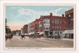 VT, ST ALBANS - Main St, south from Bank St - vintage postcard - D07122