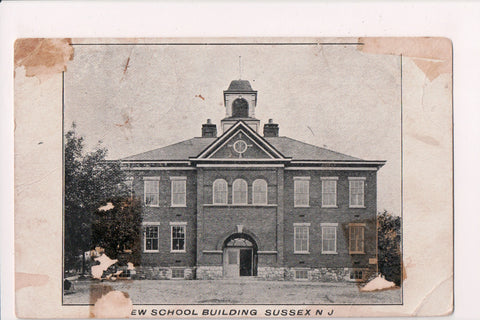 NJ, SUSSEX - New School Building (original SOLD) D07223