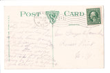 VT, ST ALBANS - Colonial Inn closeup - @1914 Flag cancel - D07246