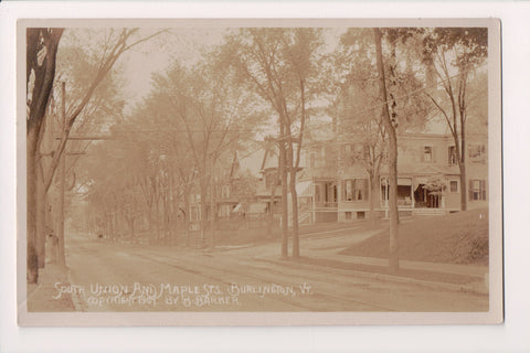 VT, BURLINGTON - South Union and Maple Sts - Barker (original SOLD) D08007