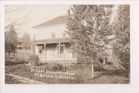 VT, Barre, 83 Berlin St - VT Conf Deaconess Home - RPPC - D08055