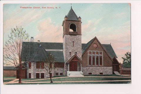 NY, EAST AURORA - Presbyterian Church postcard - D17018