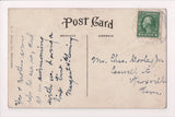 Train - Railroad Engine, log hauling on Little River RR postcard - D18050