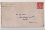 WV, Alderson - CAMP GREENBRIER - notes on letter head, envelope - D18059