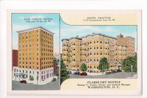 DC, Washington - Hotel Grafton, New Ebbitt Hotel - CP0247