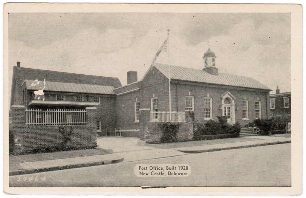 DE, NEW CASTLE - Post Office built 1928 - R00789