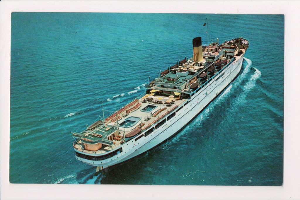 Ship Postcard - NASSAU, S S - Incres Nassau Line - DG0023