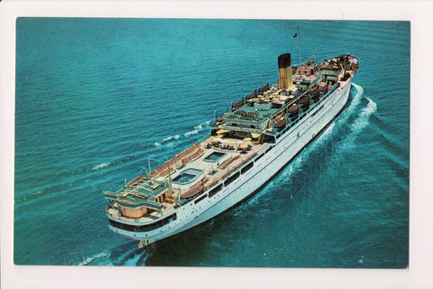 Ship Postcard - NASSAU, S S - Incres Nassau Line - DG0023