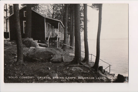 ME, BELGRADE LAKE - Crystal Spring Camps - 1957 RPPC - DG0039