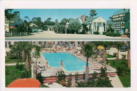 SC, Myrtle Beach - OCEAN PINES Courts postcard - DG0063