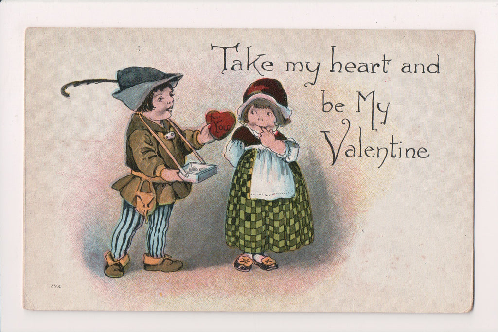 Valentine postcard - Take my Heart - DG0189