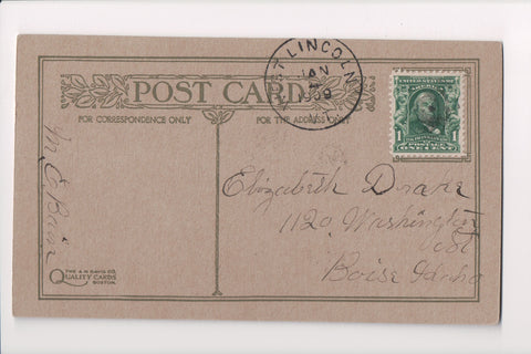 pm DPO - VT, WEST LINCOLN - 1909 cancel - Helbock S/I #2 - C17700