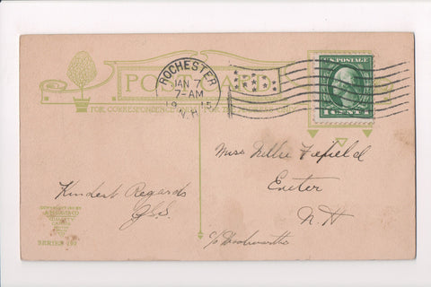 pm FLAG KILLER - NH, Rochester - 1915 cancel - w00169