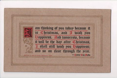 Greetings - Davis postcard - I AM THINKING OF YOU -  w04766
