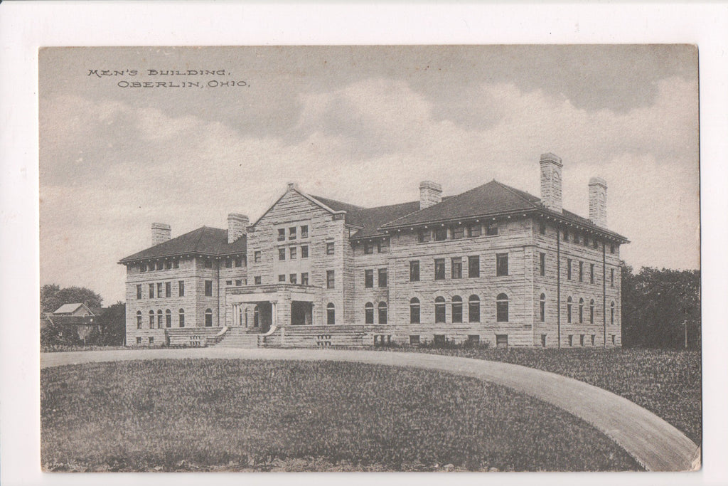 OH, Oberlin - MENs Building - vintage postcard - E04103