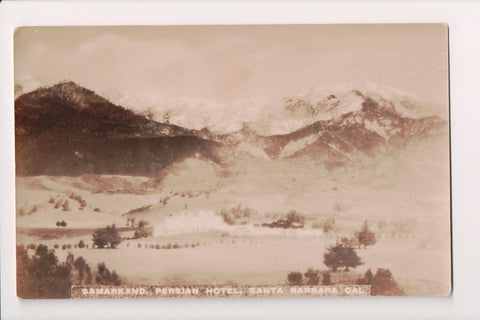 CA, SANTA BARBARA - Samarkand Persian Hotel RPPC postcard - E04298