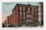 VT, ST ALBANS - The American House - @1912 postcard - E05031