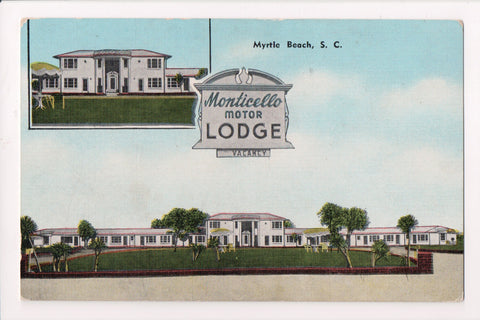 SC, MYRTLE BEACH - MONTICELLO Motor Lodge - on US 17 - 16 units - E05046