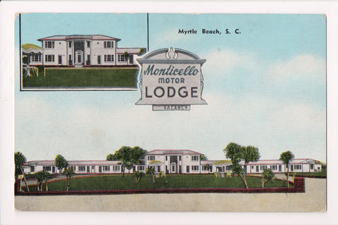 SC, Myrtle Beach - MONTICELLO Motor Lodge - on US 17 - 16 units - E05046