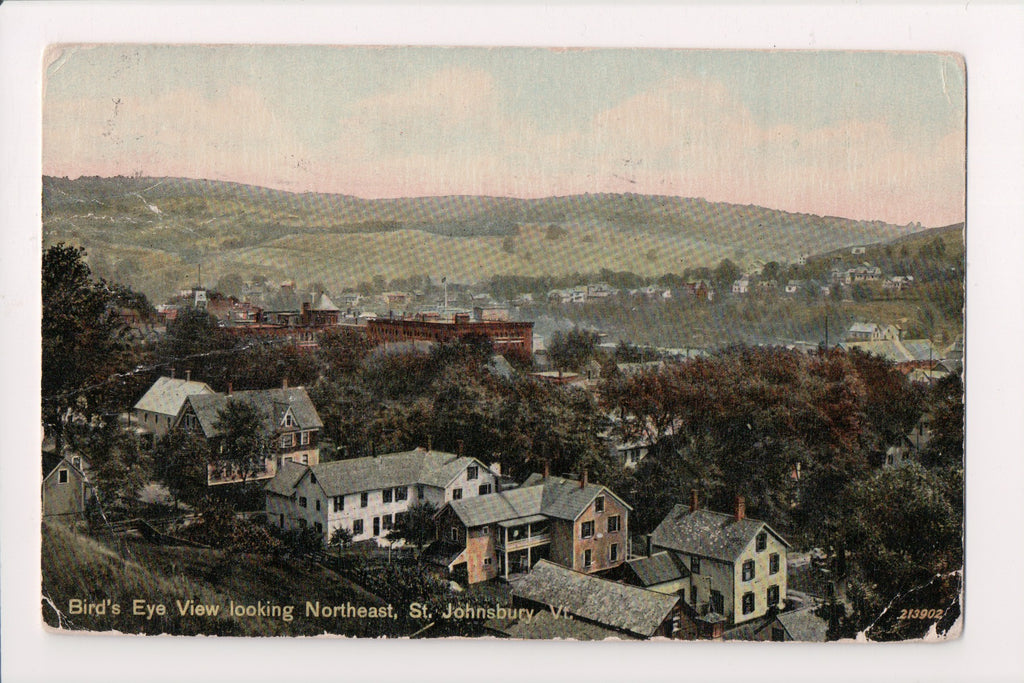VT, St Johnsbury - Birds Eye View - @1912 postcard - E05047-vt