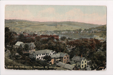 VT, ST JOHNSBURY - Birds Eye View - @1912 postcard - E05047-vt