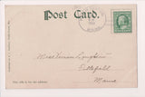 ME, HOLLIS CENTER - Railway Station, train tracks, house etc postcard - E10001