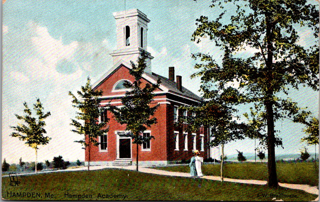 ME, Hampden - Hampden Academy - 1908 Tuck postcard - E10090