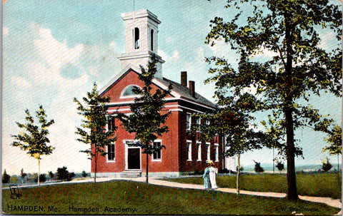 ME, Hampden - Hampden Academy - 1908 Tuck postcard - E10090