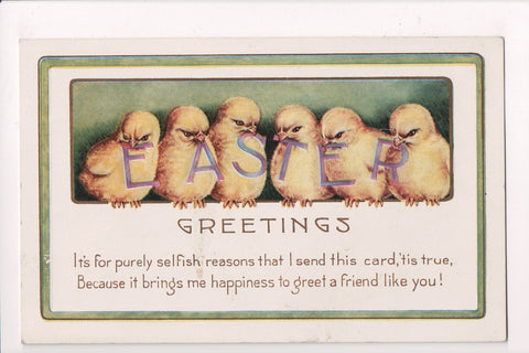 Easter - EASTER GREETINGS - chicks - Whitney Made - E10342