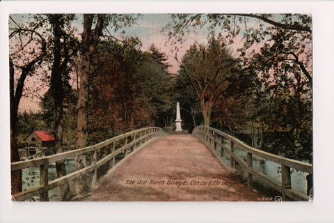 MA, Concord - The Old North Bridge and memorial - E10359