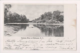 NY, BELMONT - Genesee River - Charles Mills Pub - E10396
