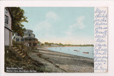 CT, New Haven - Morris Cove scene, houses - @1906 - E10481