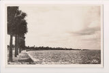 FL, SANFORD - Lake Monroe - shore view - Cline RPPC- E17045