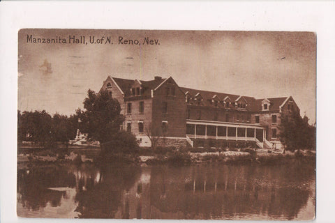 NV, Reno - U of N, Manzanita Hall - @1919 postcard - E17082