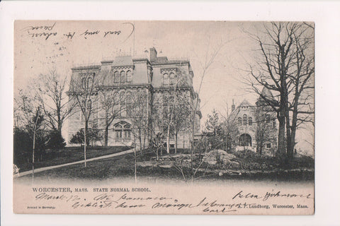MA, Worcester - State Normal School, Tuck 1037 postcard - EP0148