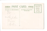 Easter - Chick, daisies, eggs - Winsch #7006 postcard - C17045