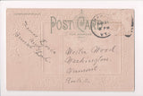 Easter - Couple of little ducklings - Nash #E711 postcard - M-0277