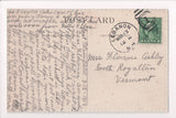 Easter - Dutch kids, rabbit, large egg - C S 416 on postcard - w03954