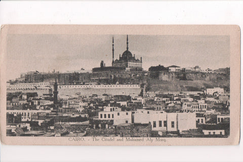 Foreign postcard - Cairo, Egypt - Citadel and Mohamed Aly Mosq, Mosque - w02514