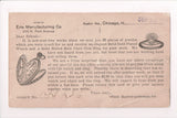 IL, CHICAGO - Erie Manufacturing Co @1905 ad correspondence (original SOLD) 700015