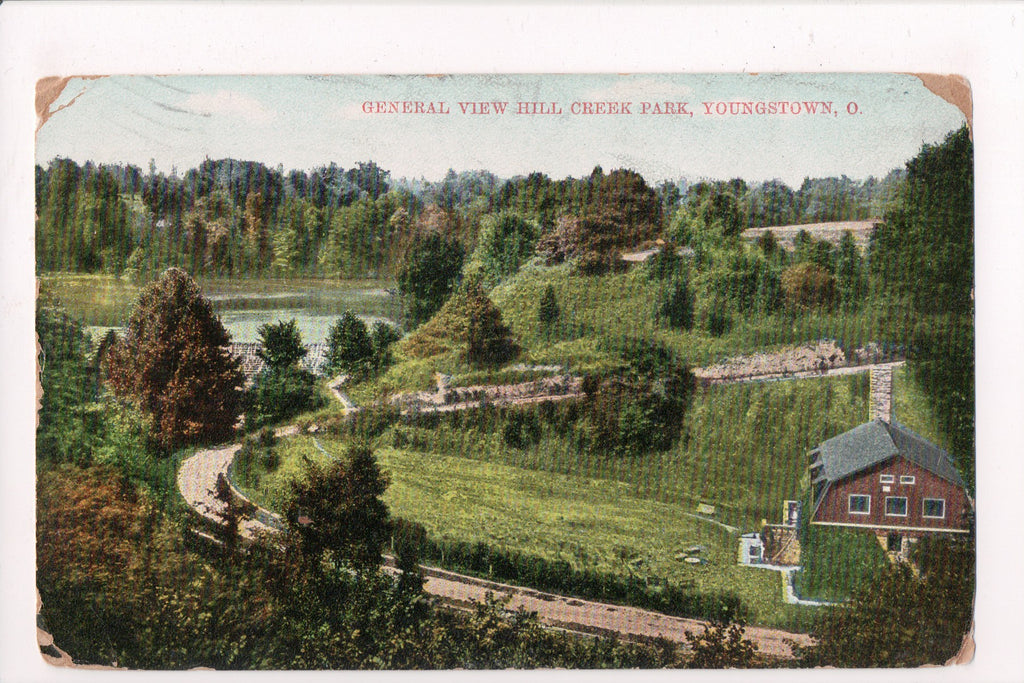 OH, Youngstown - HILL CREEK PARK - General view with house @1907 - F03010