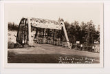 MN, PIGEON RIVER - International Bridge - America Day banner (original SOLD) F09052