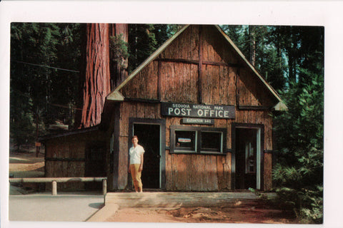 CA, Sequoia National Park - Post Office, PO - postcard - F09296