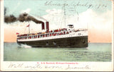 Ship Postcard - EASTLAND, S S - Michigan Steamship Co (original SOLD) - F17371
