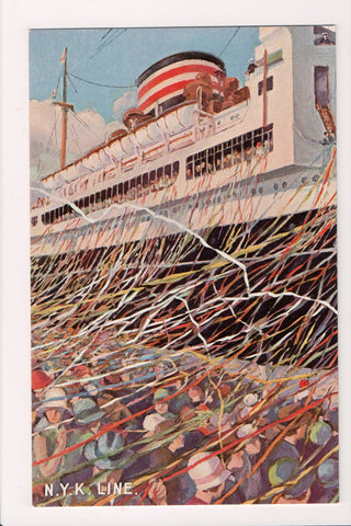 Ship Postcard - N.Y.K. Line - Japanese card (original SOLD) F17447
