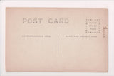 Military Postcard - Red Cross flag on spoked wheeled car, people RPPC - FF0011