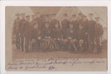 Military Postcard - US Military men - 3rd Infantry - 1905 RPPC - FF0022