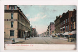 NY, AMSTERDAM - Main St West scene - The Warner - postcard - FF0030