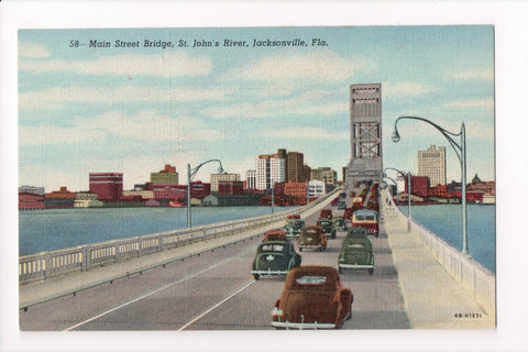 FL, JACKSONVILLE- Main Street Bridge over St Johns River - CP0296